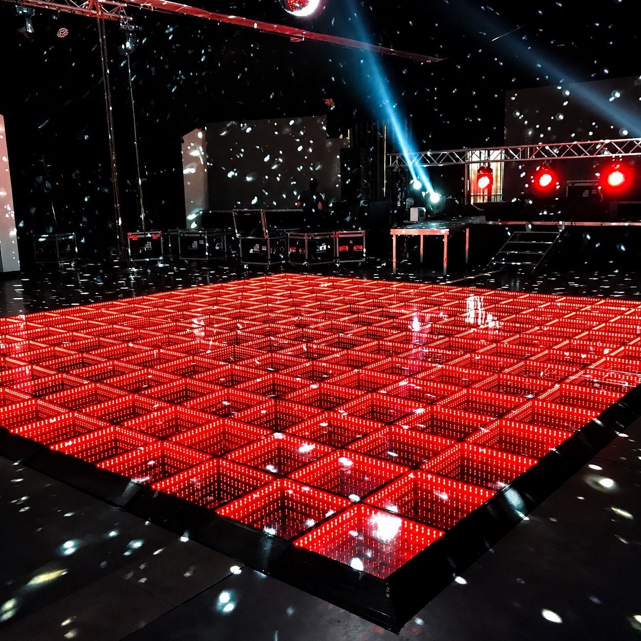 Infinity Glass LED Dance Floor